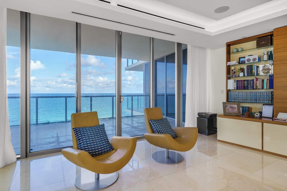 Lounge the day away with stunning ocean views​