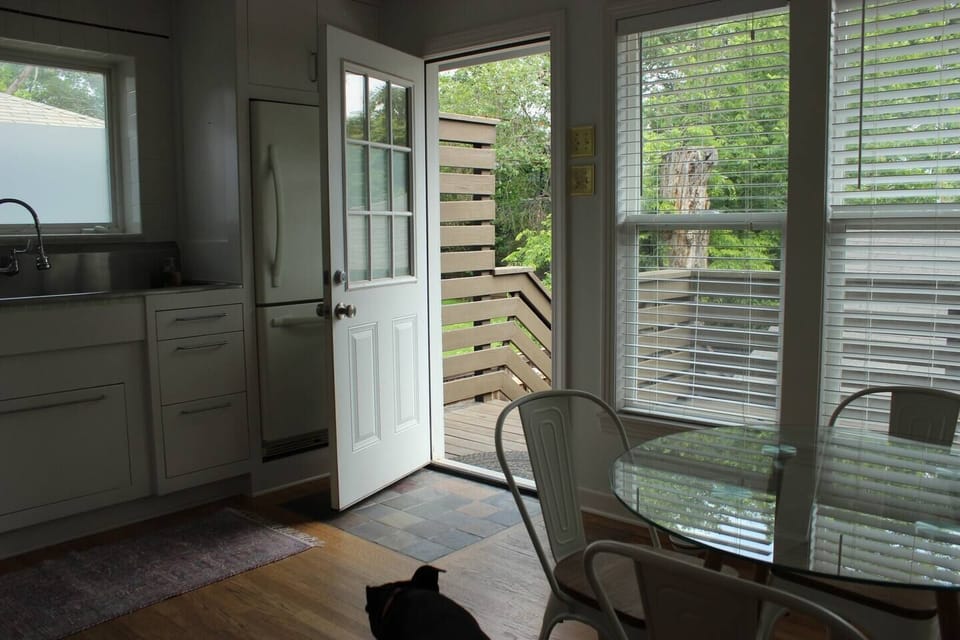 Back door to patio