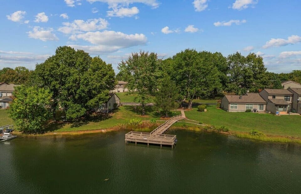 Dock a short walk from condo