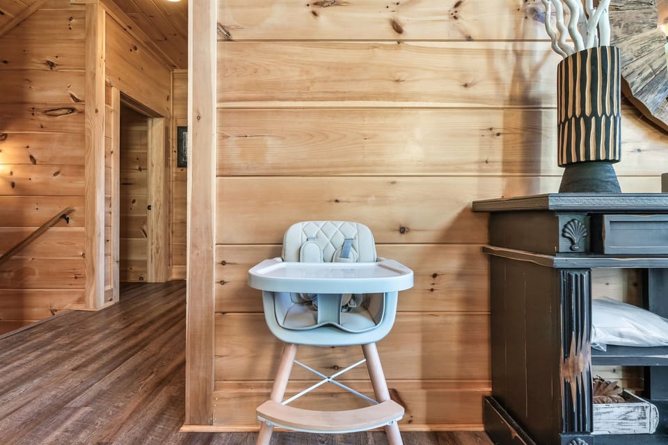 We have a high chair available to use