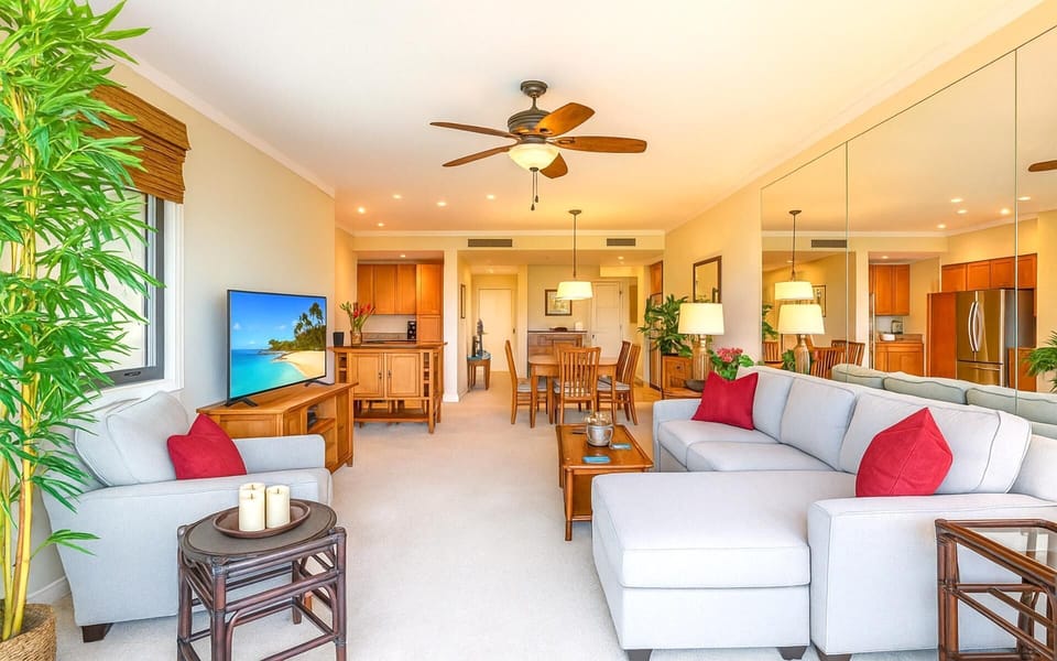 Bright, inviting living space with island vibes and modern comforts. KGV-16T4