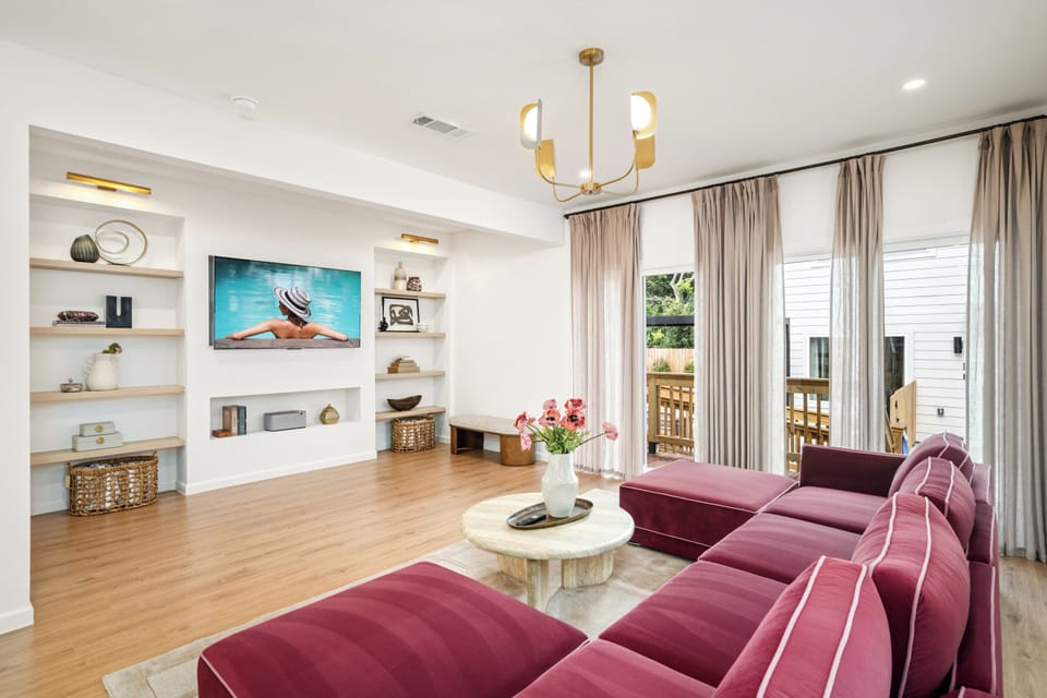 The perfect spot to unwind — plush seating, warm hues, and peaceful energy