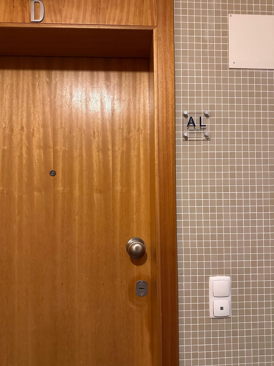 entrada do apartmento
