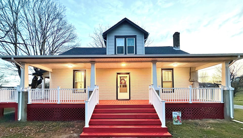Creek view from front porch