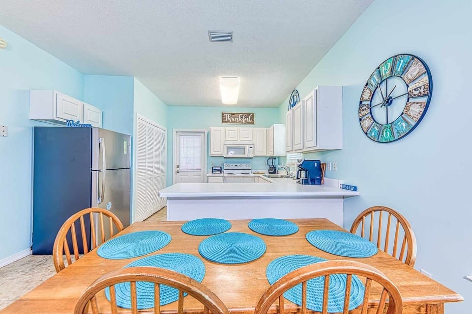 Bright Kitchen: Whip up meals in style with vibrant decor and ample counter space!