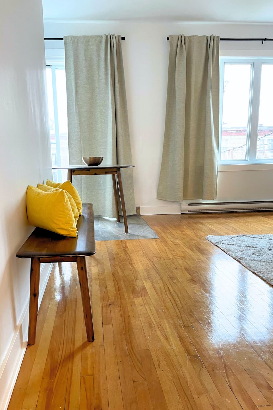 Renovated living room