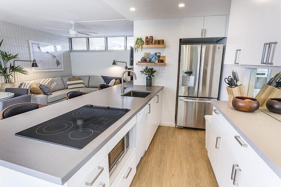 Well-appointed kitchen.