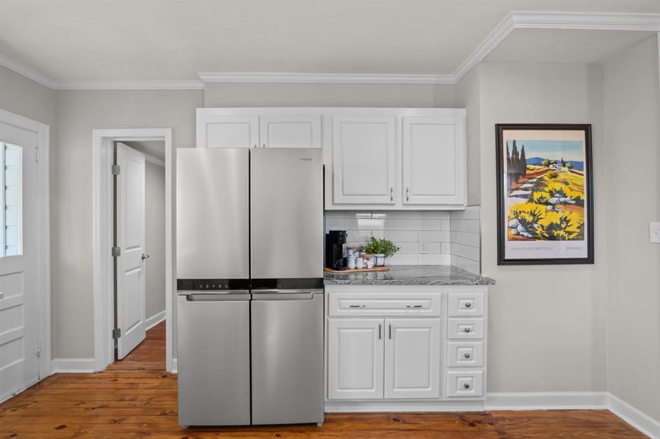 coffee bar in kitchen 