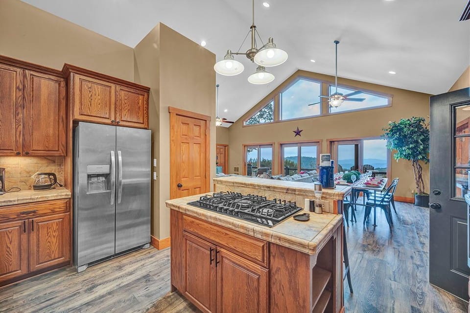 Fully stocked kitchen