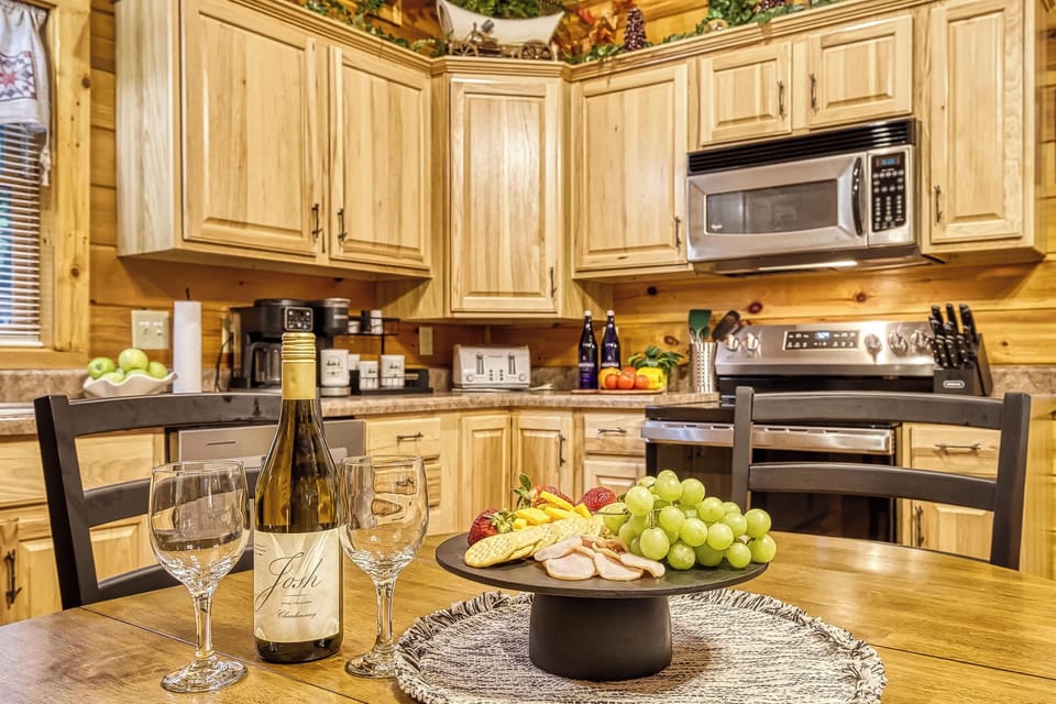 Create memorable meals in a warm, fully equipped kitchen with space to gather and connect.