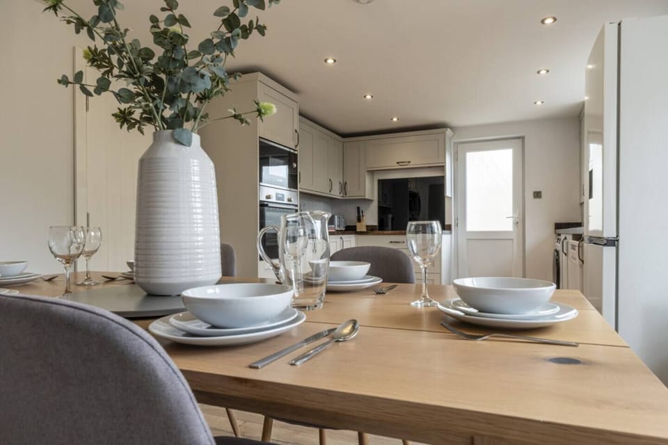 Elegant dining area for shared meals