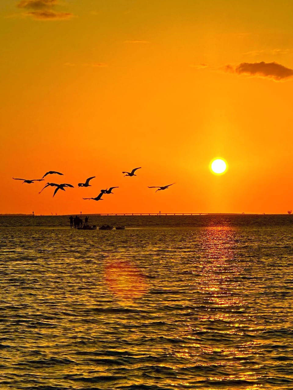 One of many sunsets you'll experience