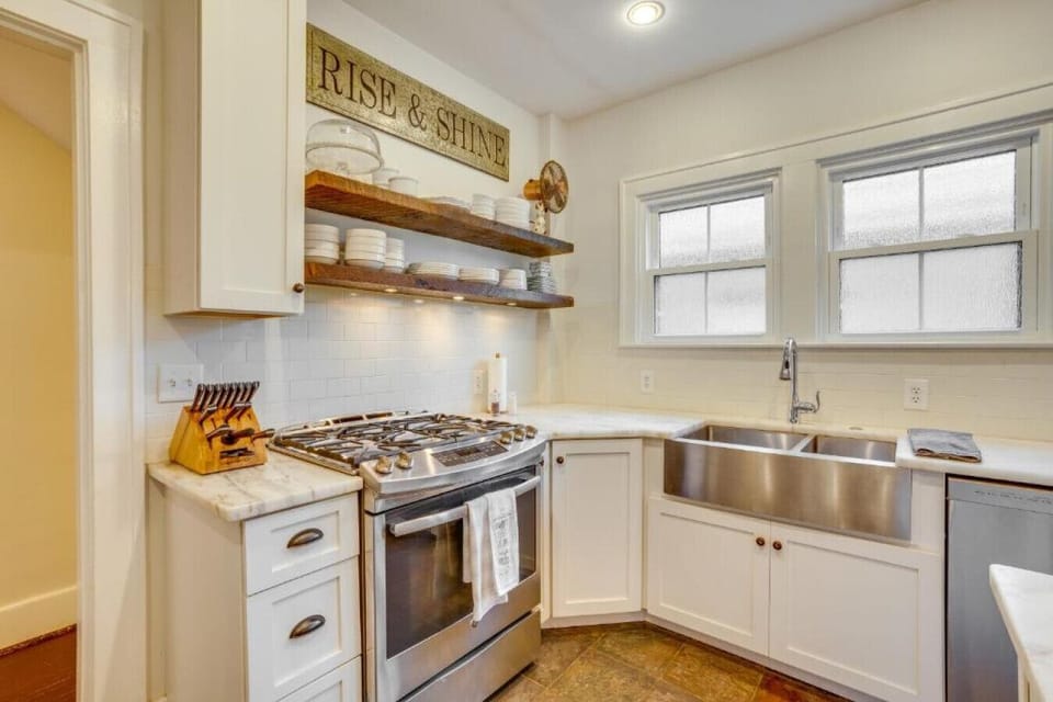 Stainless steel appliances cooking implements and serving ware