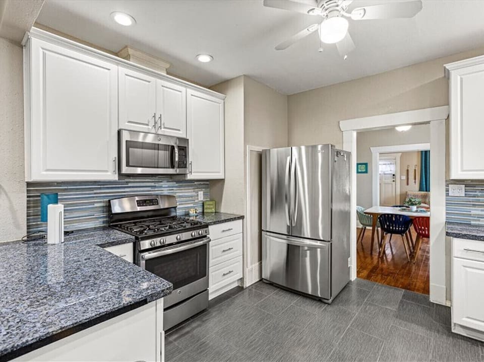 Whip up delicious meals in this charming kitchen