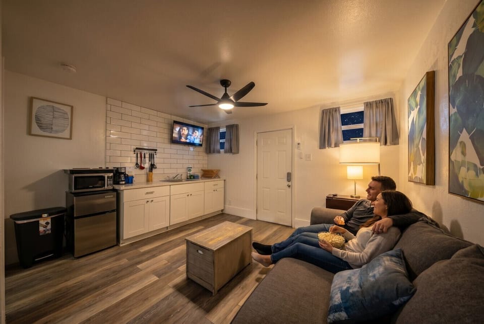 This is the main living room area of the home