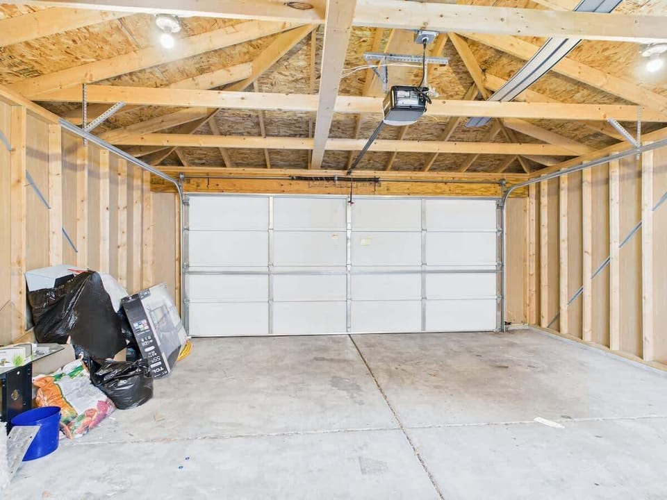Private two-car garage offering secure, off-street parking — a rare convenience in the city.