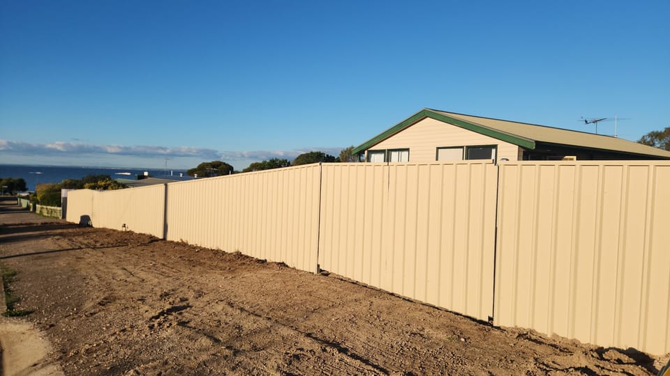 New Fence for a pet friendly stay