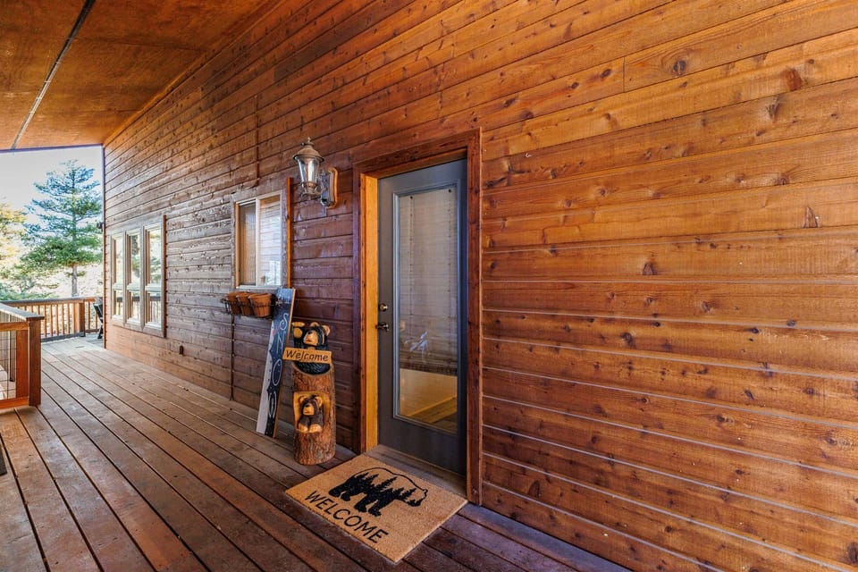 Front Door with Bear