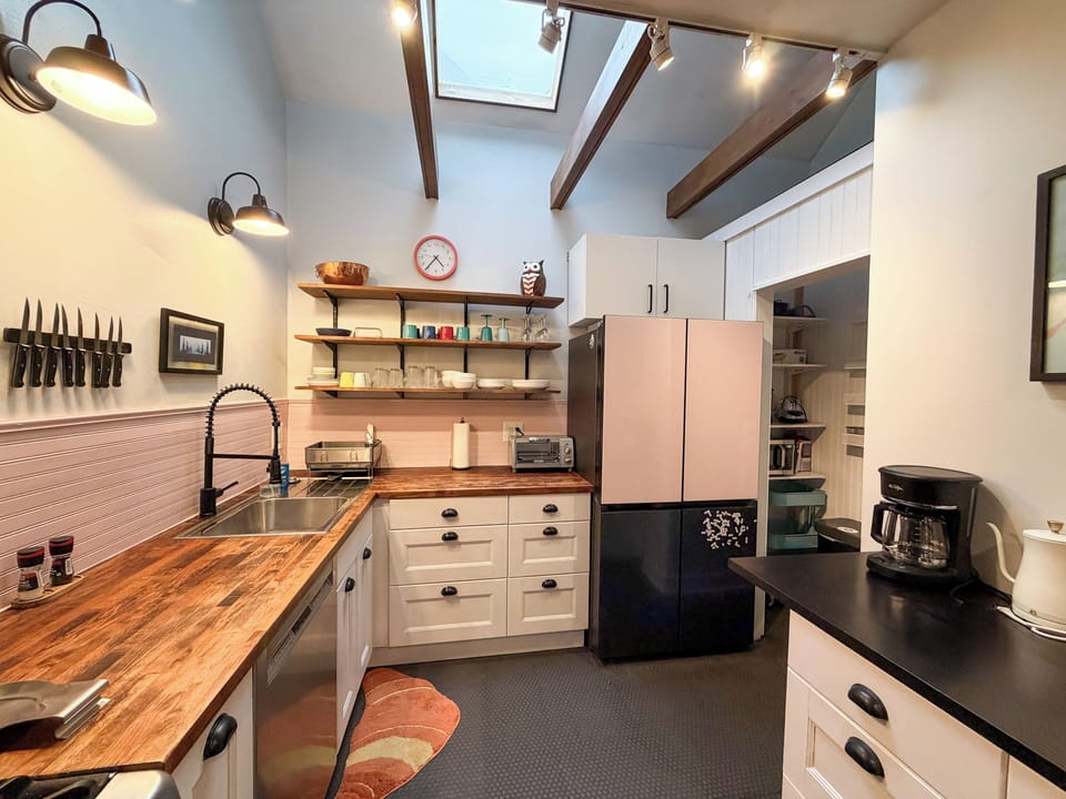 Kitchen with Refrigerator 