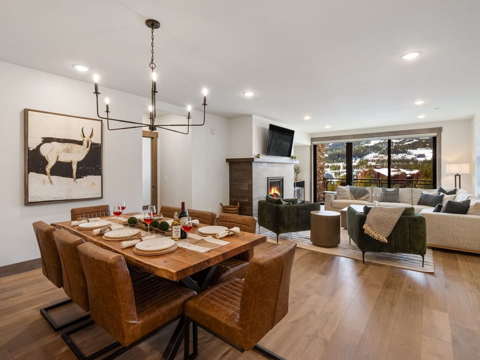 Open living and Dining