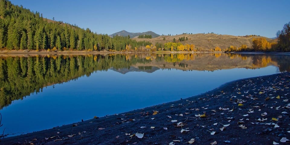 Explore serene lakeside scenery just a short drive away.