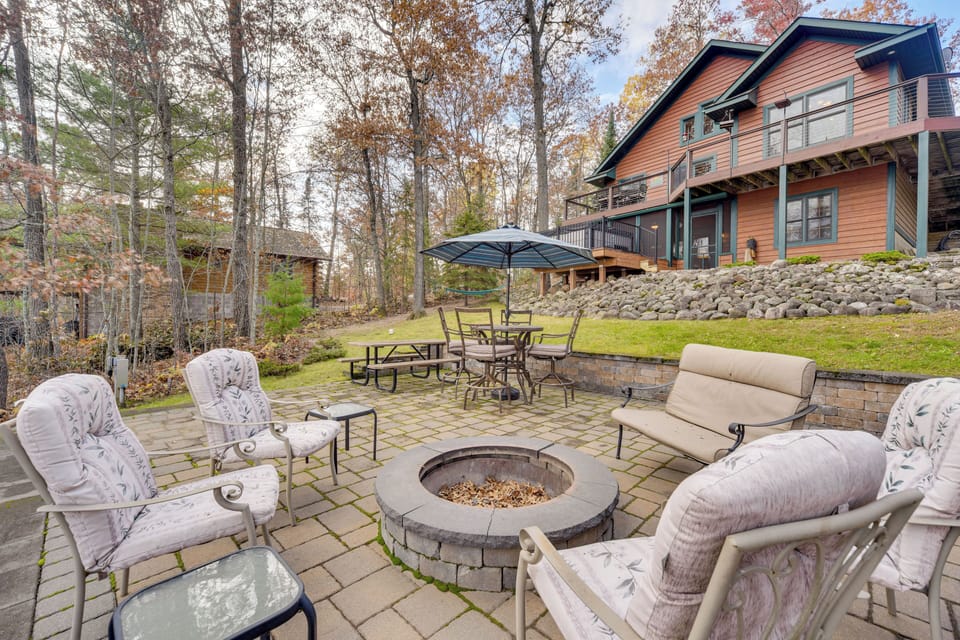 Spooner Vacation Rental | 4BR | 2BA | 2,100 Sq Ft | Stairs to Enter