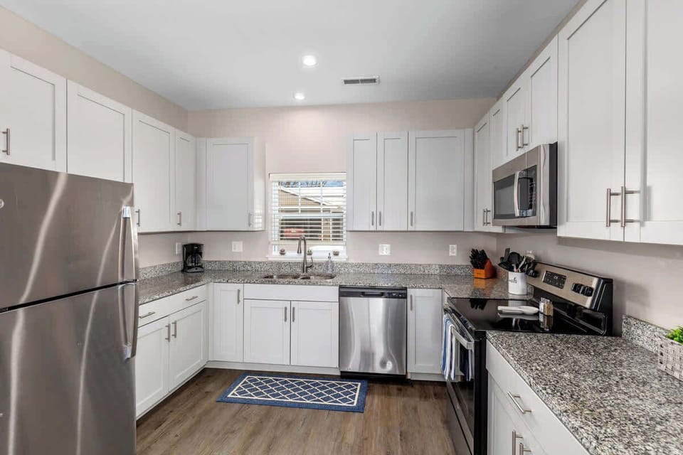 Modern, fully stocked kitchen — ideal for preparing meals and creating lasting memories.