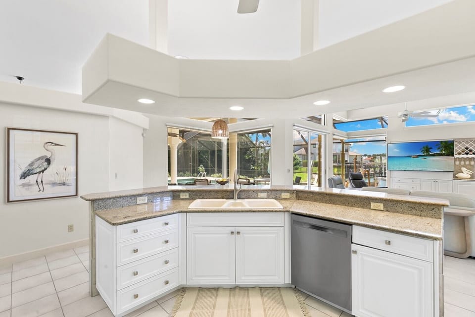 Bright White Kitchen