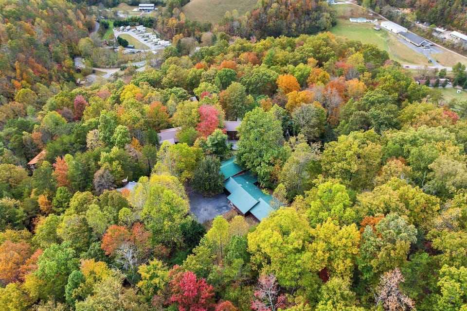 Vibrant fall foliage, your adventure starts here in Pigeon Forge!
