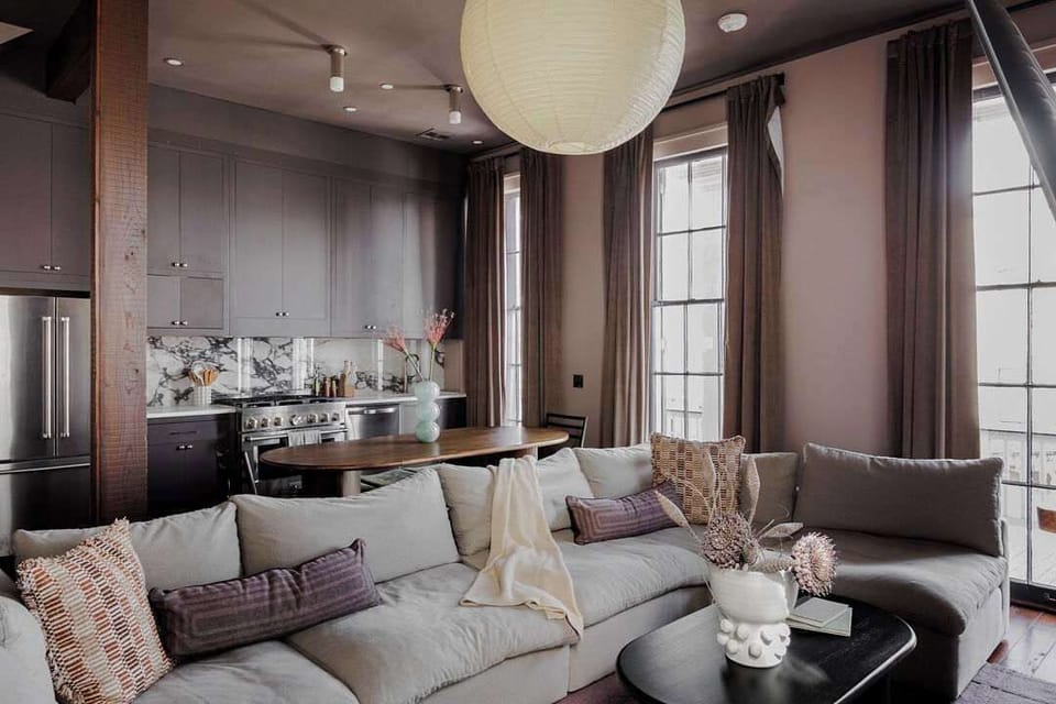 Living Room | Spacious Lounge with Smart TV | 1st Floor of Unit (Floor 2 of Building)