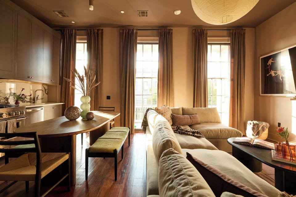 Living Room | Bright Seating Area | 1st Floor of Unit (Floor 2 of Building)