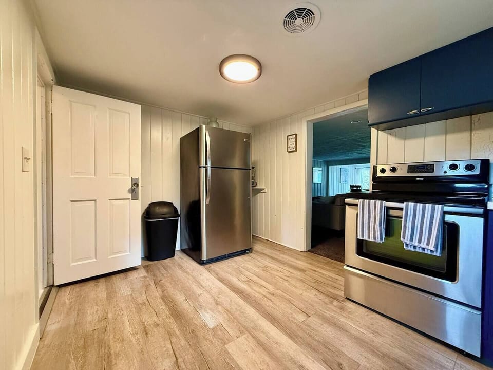 Clean surfaces and modern fixtures throughout.

