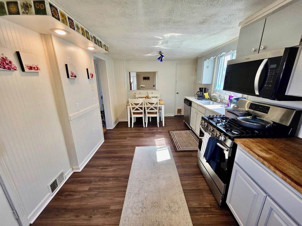 Clean, modern design with ample counter space.
