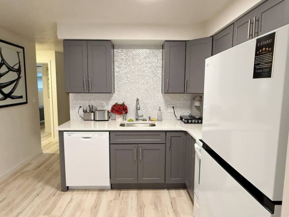 Your home kitchen away from home, fully equipped.

