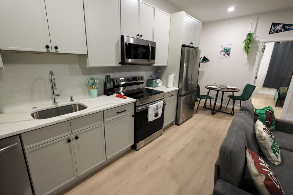 Your home kitchen away from home, fully equipped.

