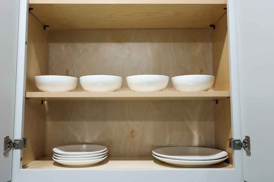 Whip up meals effortlessly in this functional kitchen area.

