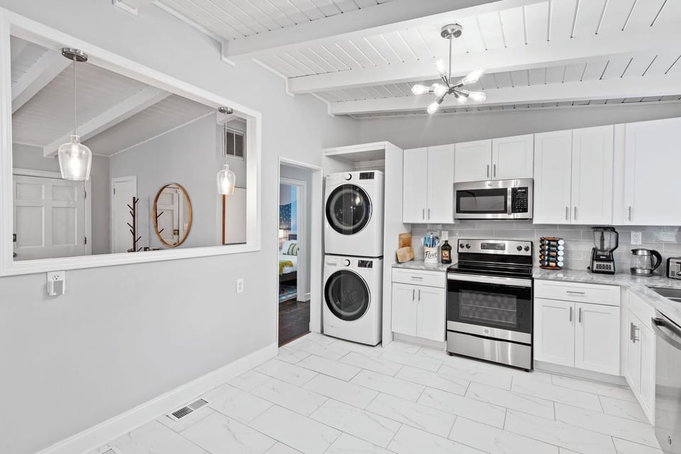 Convenient in- house laundry makes extended stays stress-free. #TravelSmart #GuestReady