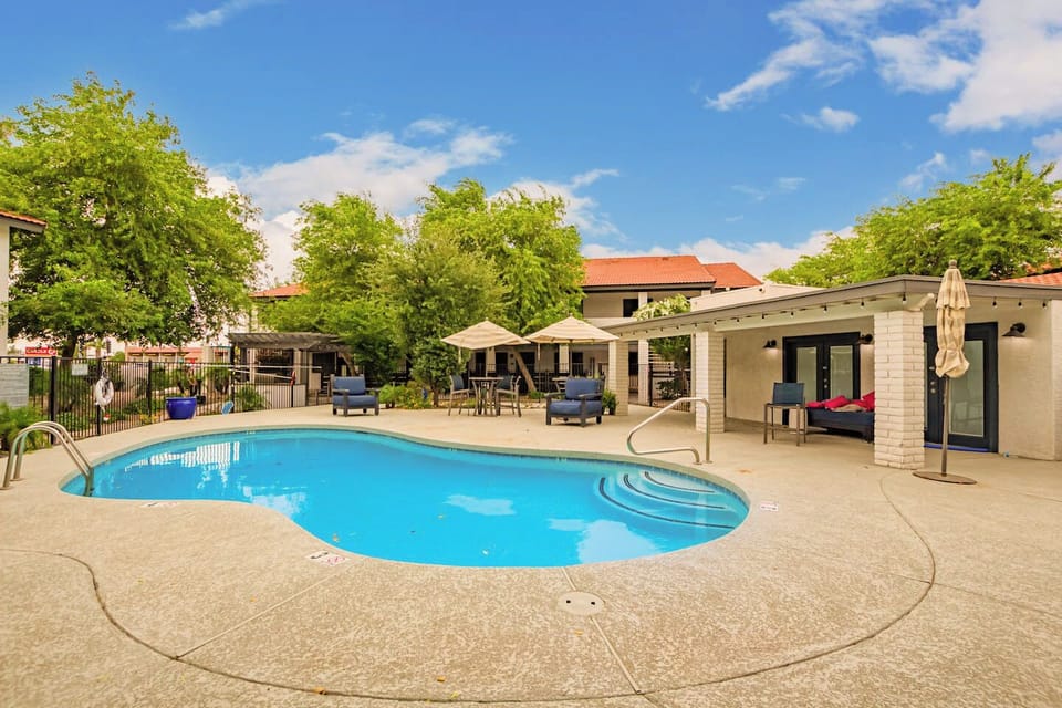 Pool days made easy with access just steps away