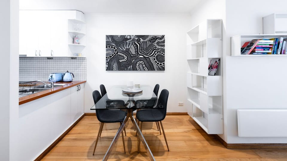 Dining area next to the kitchen