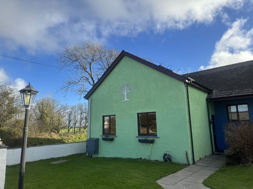 Front of cottage