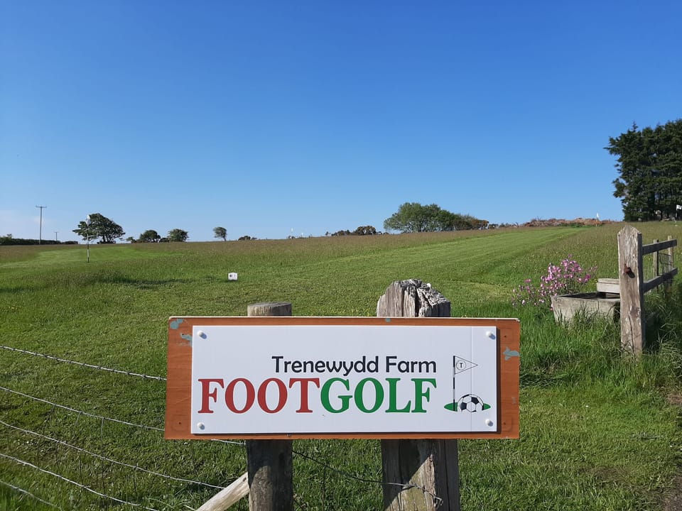 Footgolf course, free for guests to use