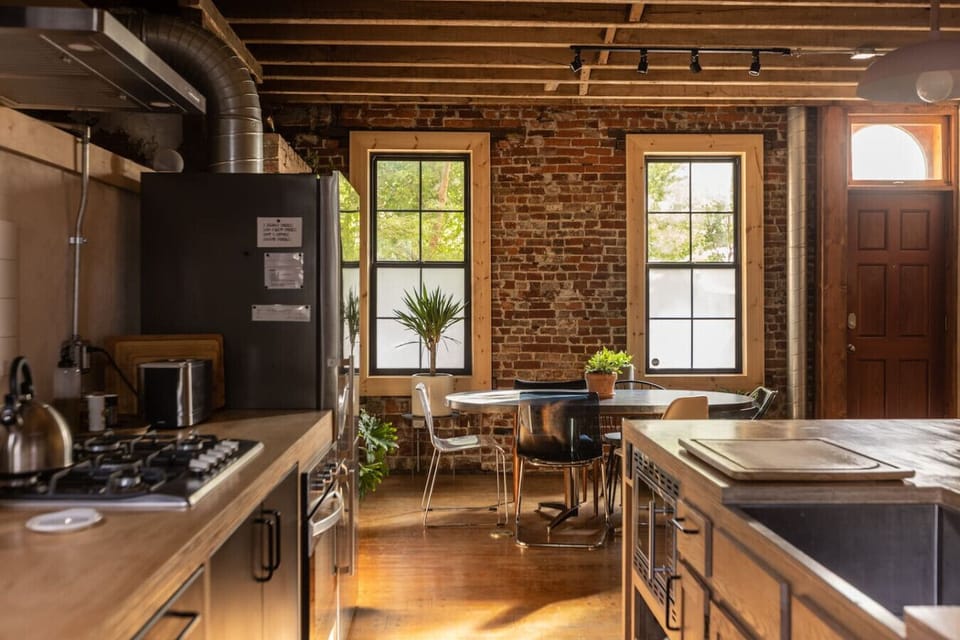 Kitchen space with all amenities