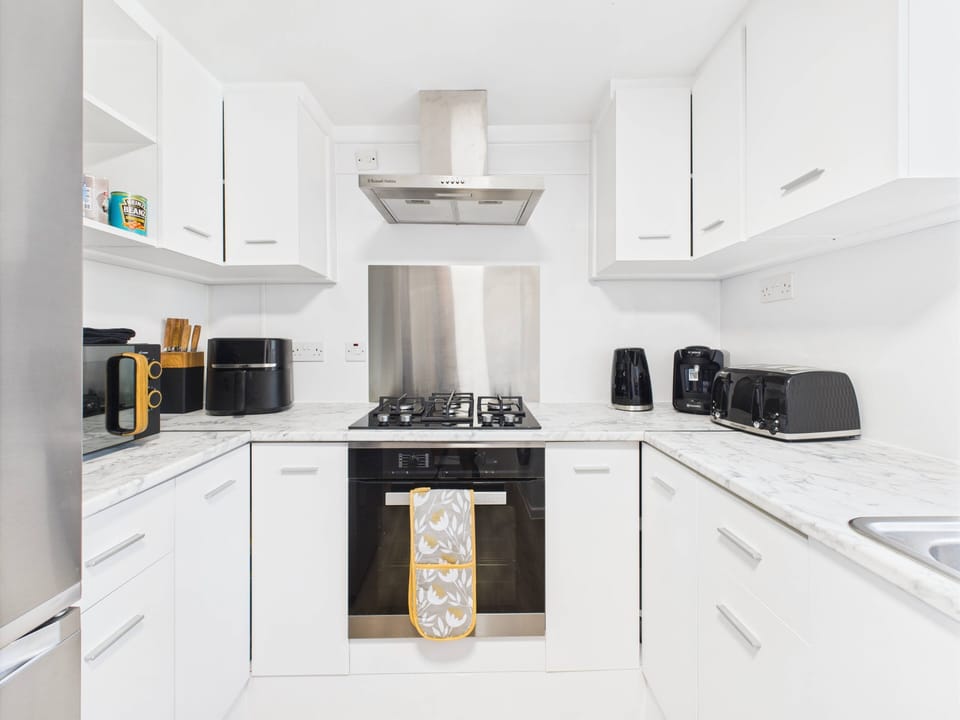 Stylish kitchen perfect for preparing meals