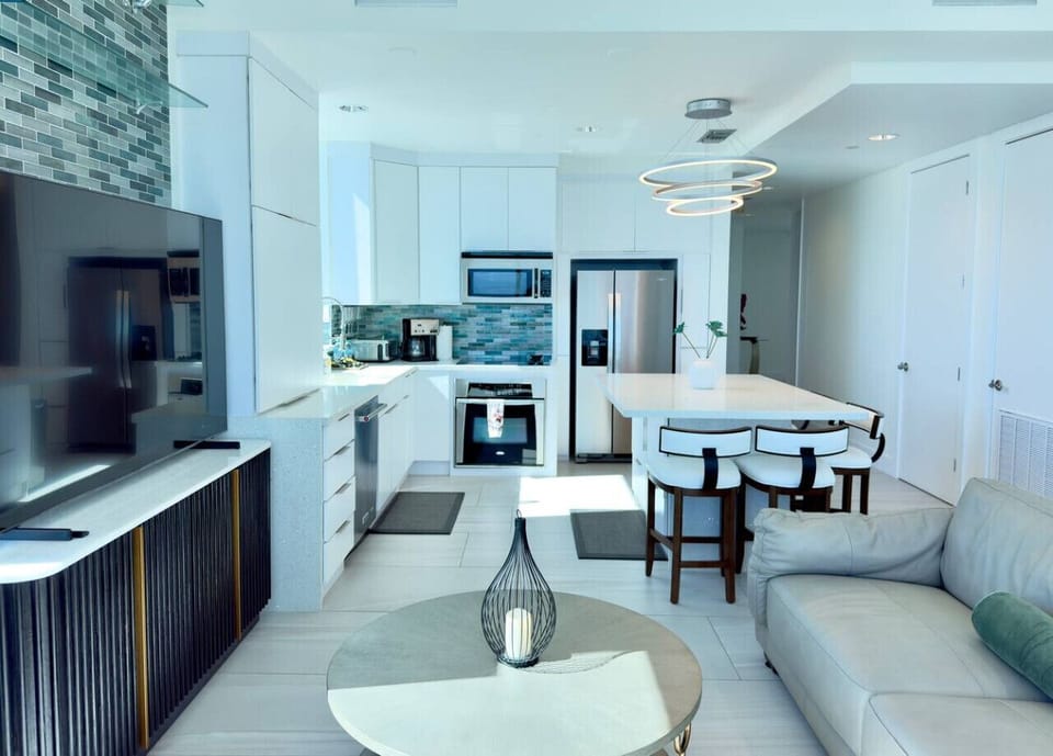 Fully stocked kitchen
