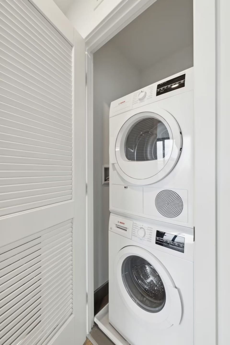 Pack light and refresh clothes anytime with in-unit laundry.