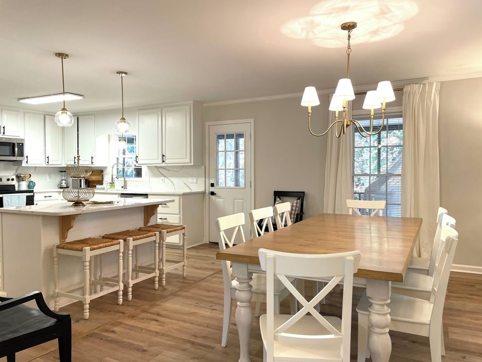 Dining Room and Island