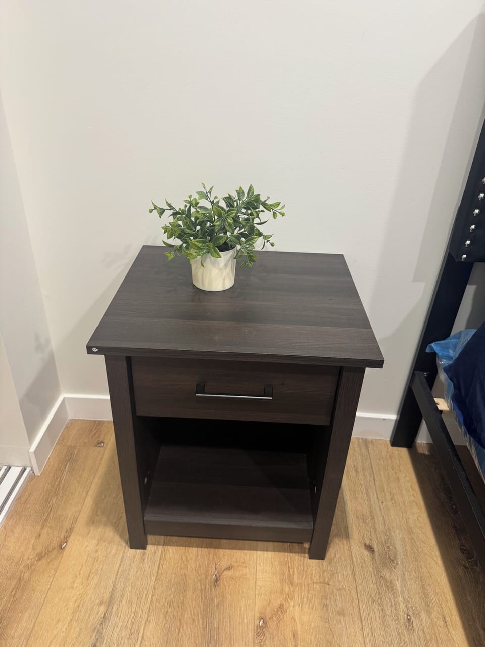Nightstand in each room