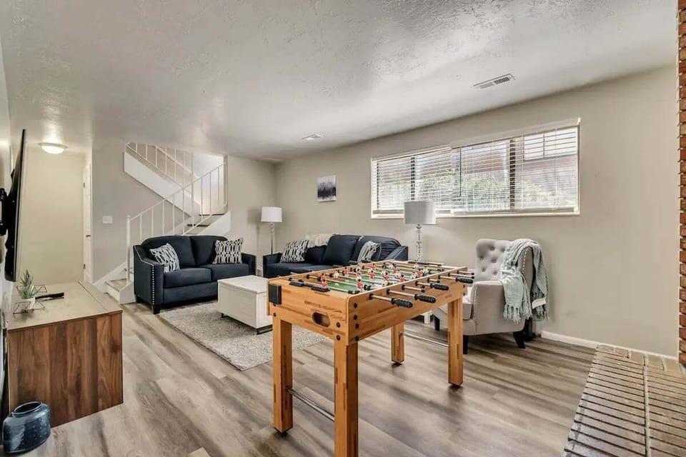Gather around the foosball table for fun-filled evenings with family and friends.