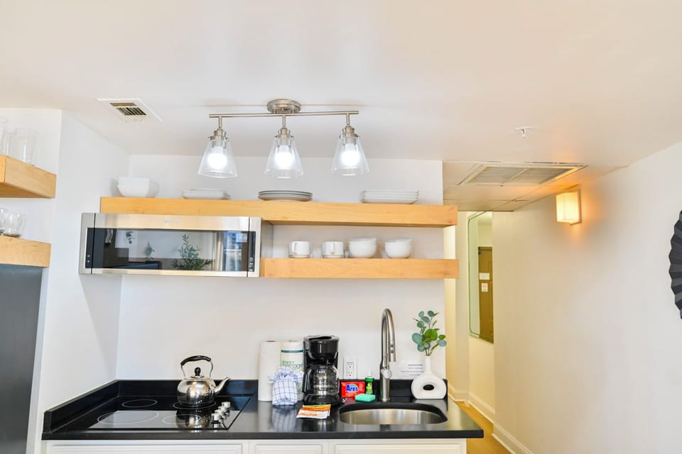 Everything you need for easy meals during your stay.
