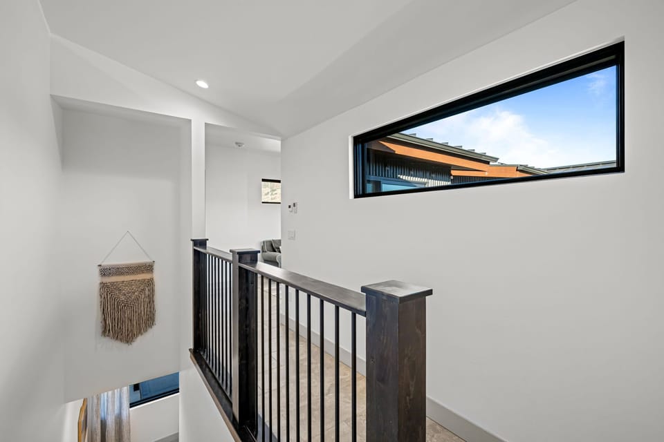 Hallway - around the corner is the second living room!